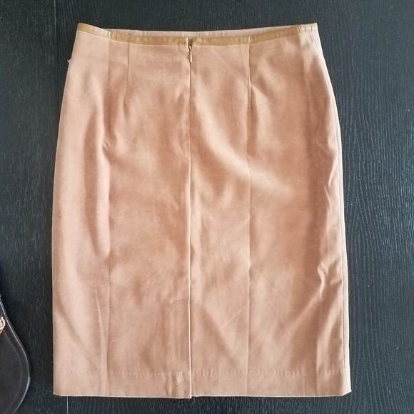 Tan Pencil Skirt - Picture 3 of 5